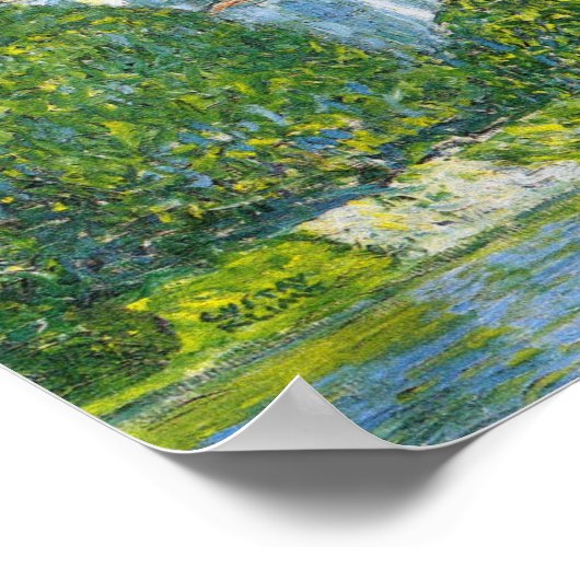 Klimt - Kerk in Cassone 1913 Poster (Hoek)