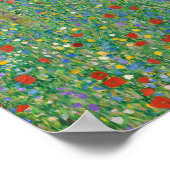 Klimt - Klaprozenveld Poster (Hoek)