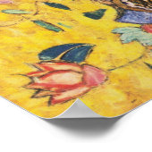 Klimt - Lady with Fan Poster (Hoek)