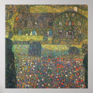 Klimt - Landhuis 1914 Poster