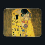 Klimt : Le Kiss Art Premium Magnet<br><div class="desc">Magnifique Gustav Klimts La peinture de baiser,  détail,  est sur cet aimant Premium.</div>