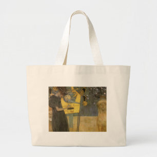 Klimt ~ Music Grote Tote Bag