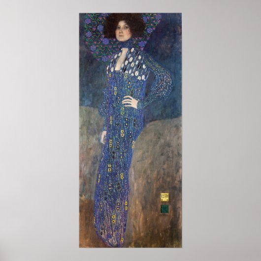 Klimt - Portrait Emilie Floge 1902 Poster (Voorkant)