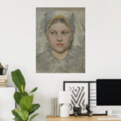 Klimt Portrait Study – Hannakin Head Print (Thuiskantoor)