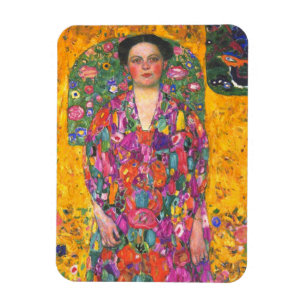Klimt Portret van Eugenia Primavesi Magneet