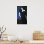 Klimt - portret van Roos Poster (Keuken)