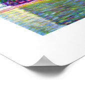 Klimt St Wolfgang kerk in Unterach op meer Atter Poster (Hoek)