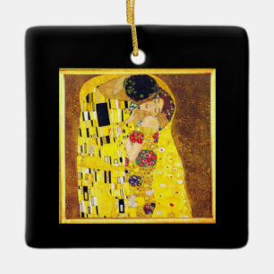 Klimt The Kiss Keramisch Ornament