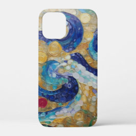 Klimt Water Serpents iPhone 12 Mini Hoesje