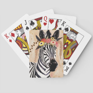 Klimt Zebra Bodemteelt Pokerkaarten