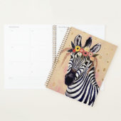 Klimt Zebra | In bloemen toegevoegd Planner (Display)