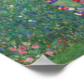 Klimt - Zonnebloem Poster (Hoek)