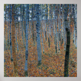 Klimt's beech Grove I Poster