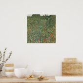 klimt's Mohnfeld Poster (Keuken)
