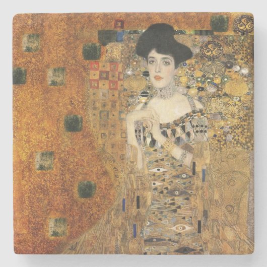 Klimt's portret van Adele Bloch-Bauer Stenen Onderzetter (Voorkant)