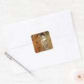 Klimt's portret van Adele Bloch-Bauer Vierkante Sticker (Envelop)