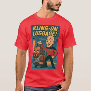 Kling-on Bagage! — Een Star Trek Cartoon parodie T-shirt
