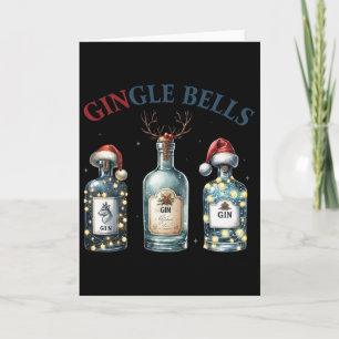 Klingel Bellen Grappige Gin Gin Bellen Kerstboom M Kaart