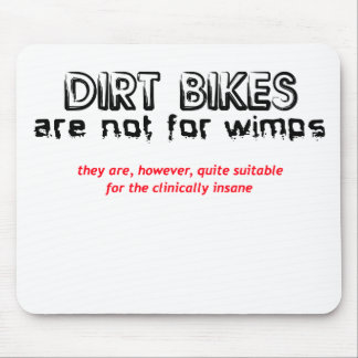 Klinisch Krankzinnig - Dirt Bike Motocross Muismat