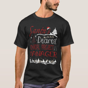 Klinisch Projectmanager Kerstbaan Grappig Kerstfee T-shirt