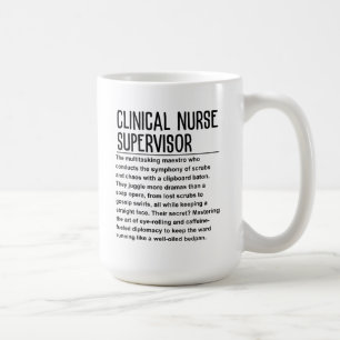 Klinisch verpleegkundige supervisor koffiemok