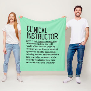 Klinische instructie fleece deken