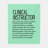 Klinische instructie fleece deken (Voorkant)