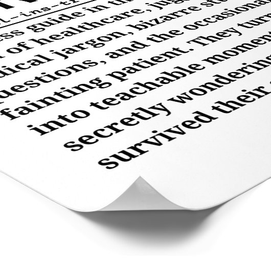 Klinische instructie poster (Hoek)