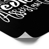 Klinische medische assistent Technische gezondheid Poster (Hoek)