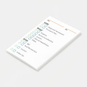 Klinische notities en herinneringen post-it® notes (Schuin)