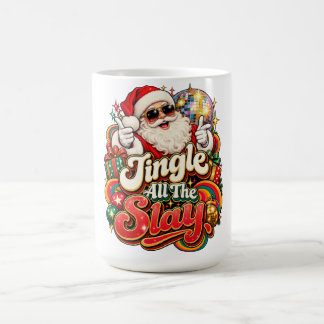 Klink Allemaal de Slay Disco Kerstman Koffiemok