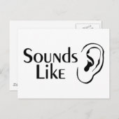 Klinkt als Charades Briefkaart (Voorkant / Achterkant)