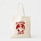 Klinkt gay ik ben in lesbisch cowgirl howdy tote bag (Voorkant)