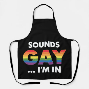 Klinkt Gay Ik Ben Regenboog LGBTQ Pride Schort