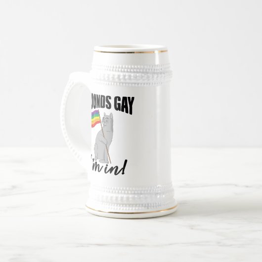 Klinkt goed dat ik in de kat zit bierpul (Voorkant links)