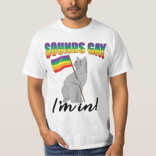 Klinkt goed dat ik in de kat zit t-shirt