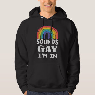 Klinkt goed dat ik in regenboog ben met Mannen van Hoodie