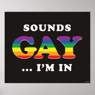 Klinkt goed. Ik ben binnen Poster