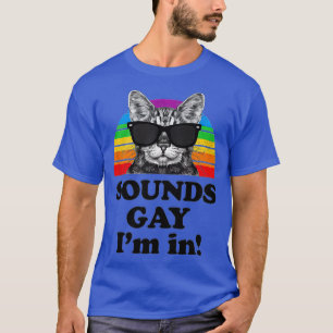 Klinkt goed in Cat Funny Pun Gift voor Pride Mont T-shirt