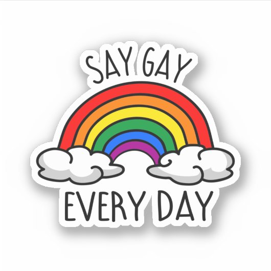 Klinkt homo sticker (Voorkant)