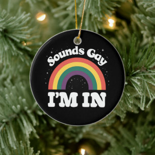 Klinkt Homofiel Ik Ben In De Pride Maand Van Lhbti Keramisch Ornament