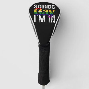 Klinkt Homofiel Ik Ben In Regenboog LGBT Vlag Prid Golfheadcover