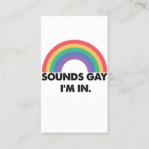 Klinkt Homofiel Ik Ben In Regenboog Pride Maand Ho Visitekaartje