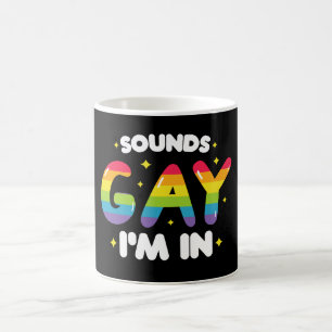 Klinkt Homoseksueel Ik Doe Mee Funny LGBT Pride Koffiemok