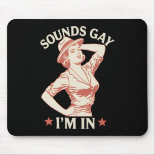 Klinkt Homoseksueel Ik Doe Mee Lesbische Cowgirl H Muismat
