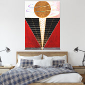 Klint - Altarpiece No. 2 Canvas Afdruk (Insitu (Slaapkamer))