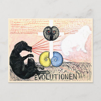 Klint - Evolutie nr. 5, Groep VI, abstracte kunst Briefkaart