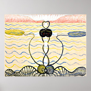 Klint - Evolution, nr. 06, Groep VI, abstracte kun Poster