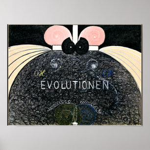 Klint - Evolution, nr. 07, Groep VI, abstracte kun Poster
