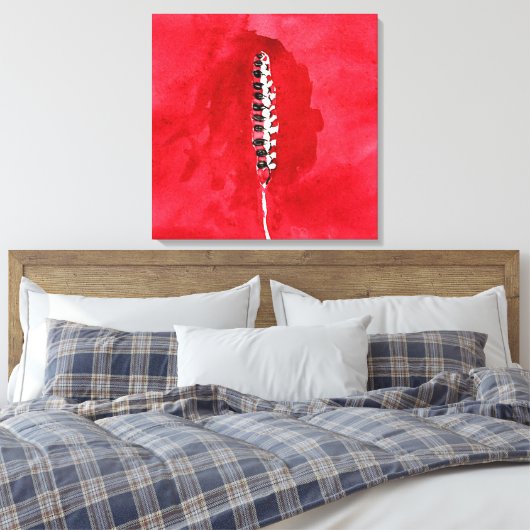 Klint - Over bloemen en bomen, graan Canvas Afdruk (Insitu (Slaapkamer))